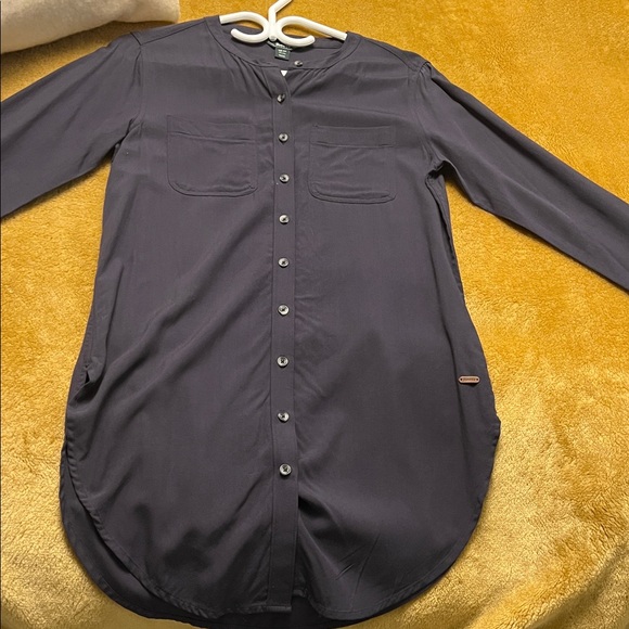 Roots Tops - Roots | Women’s Size XS Navy Blue Long Sleeve Blouse